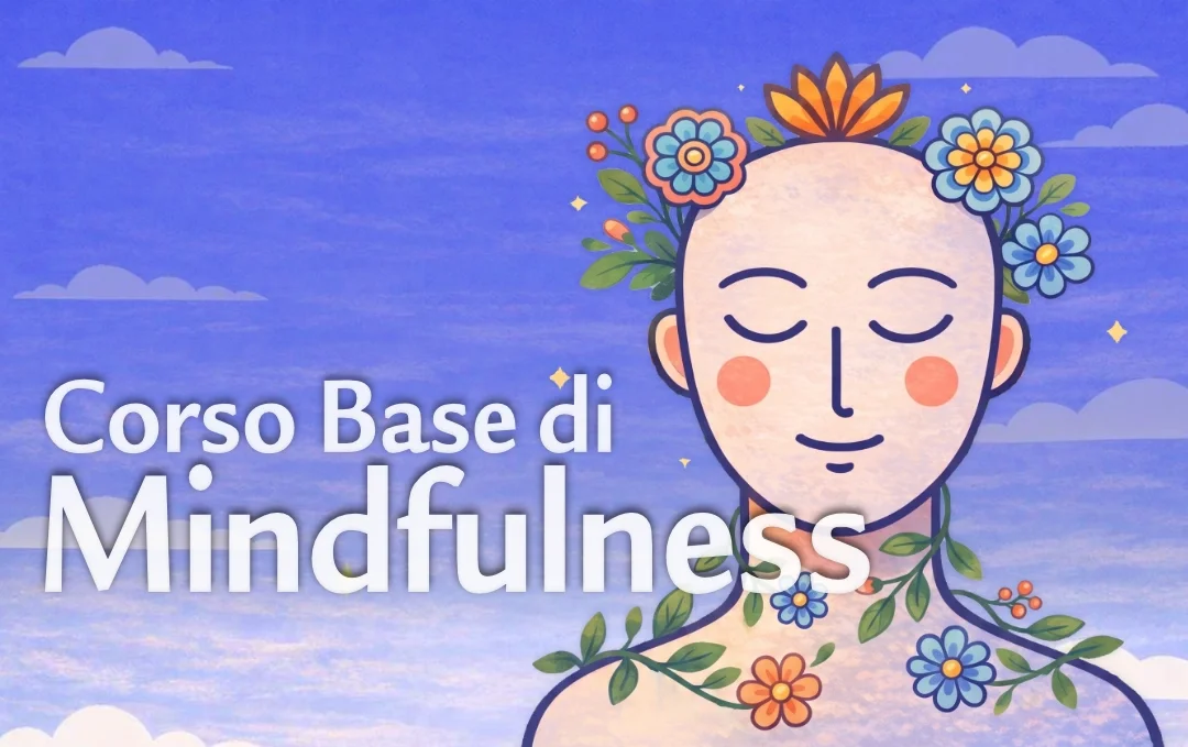 Illustrazione per il Corso Base di Mindfulness in presenza presso il centro Tintura Madre a Parma